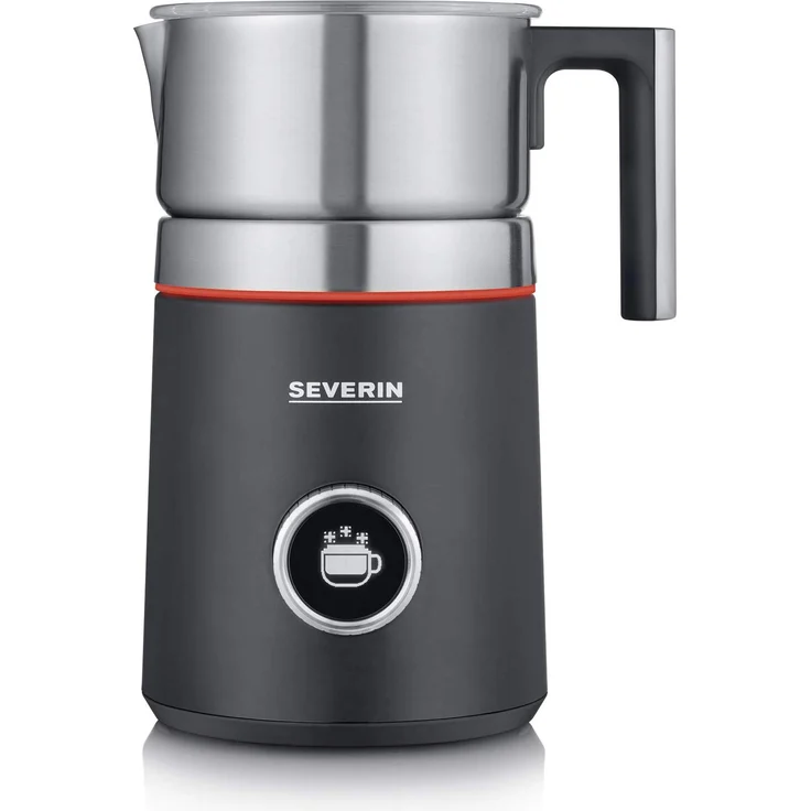 Severin SM 3587 Spuma 700 Plus, Induktions-Milchaufschäumer Spuma 700 Plus, ca. 700 ml, ca. 500 W, innovativer 360°-LED Leuchtring, Dreh-Drück Display, 13 Programme, spülmaschinengeeigneter Milchbehälter – Bild 2