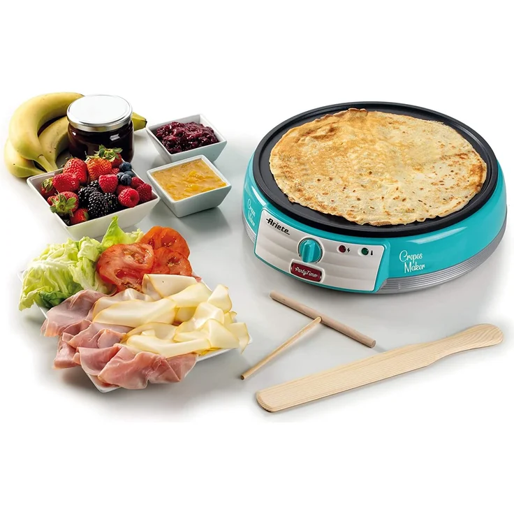 Ariete 202 Crêpes-Maker, antihaftbeschichtet, blau – Bild 3