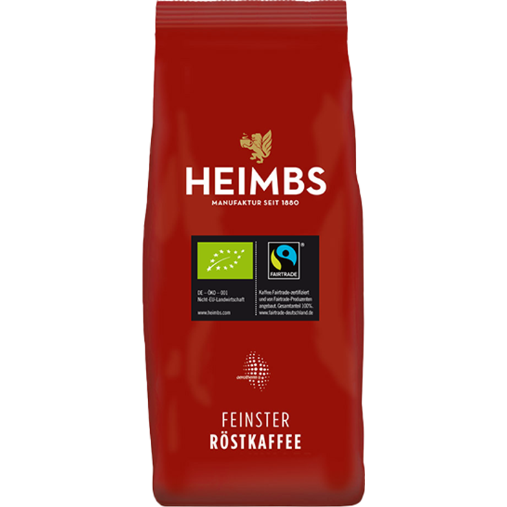 HEIMBS Feinster Röstkaffee Fairtrade/Bio, 500g gemahlen