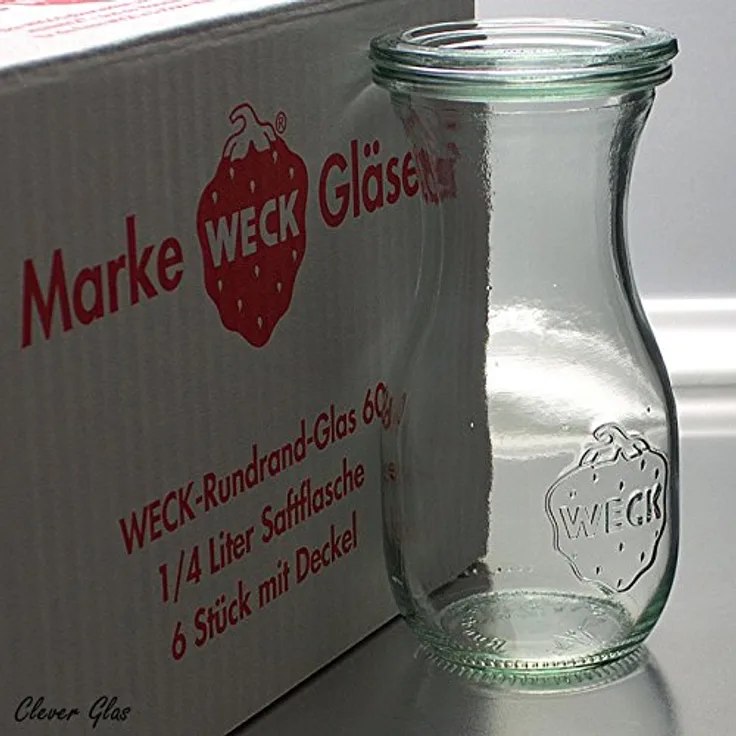 Weck Saftflasche mit rundem Rand, 310 ml, One Size