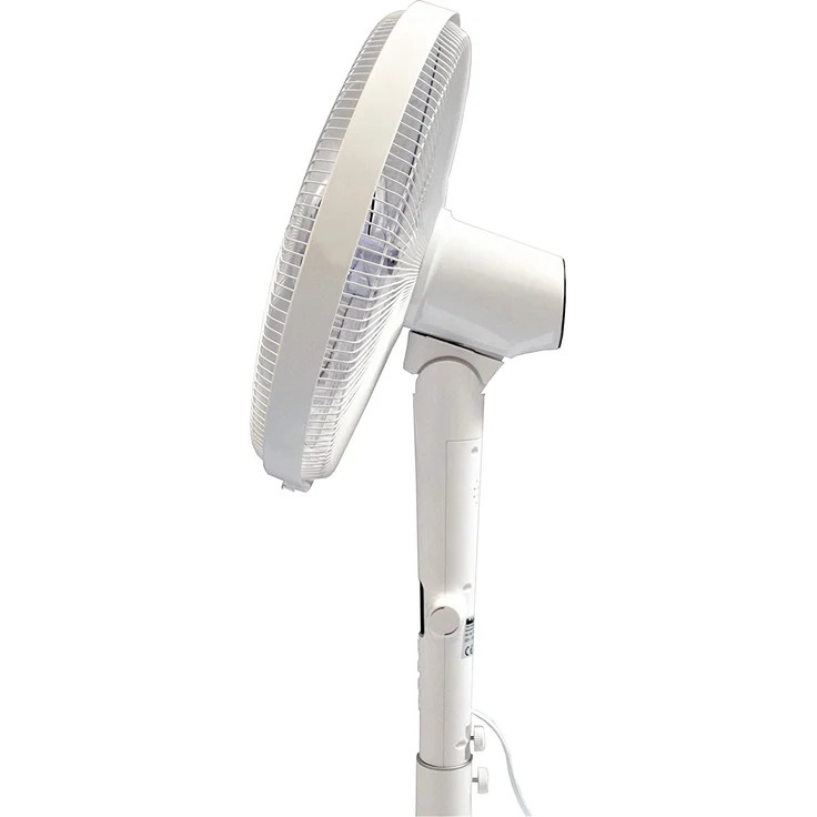 Fakir VC 60 DC Premium - Standventilator mit Fernbedienung, höhenverstellbar, sehr leise, sparsame Doppelflügeltechnologie, LED-Anzeige , 24 Stufen – 28 Watt – Bild 2