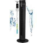 Zilan Turmventilator mit Fernbedienung LED-Display 3 Stufen 3 Modi...