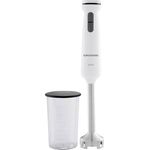 Grundig BL 6840 Stabmixer, 600 W mit Edelstahl 4-fach Messer, 1 L Messbecher, Weiß-Schwarz