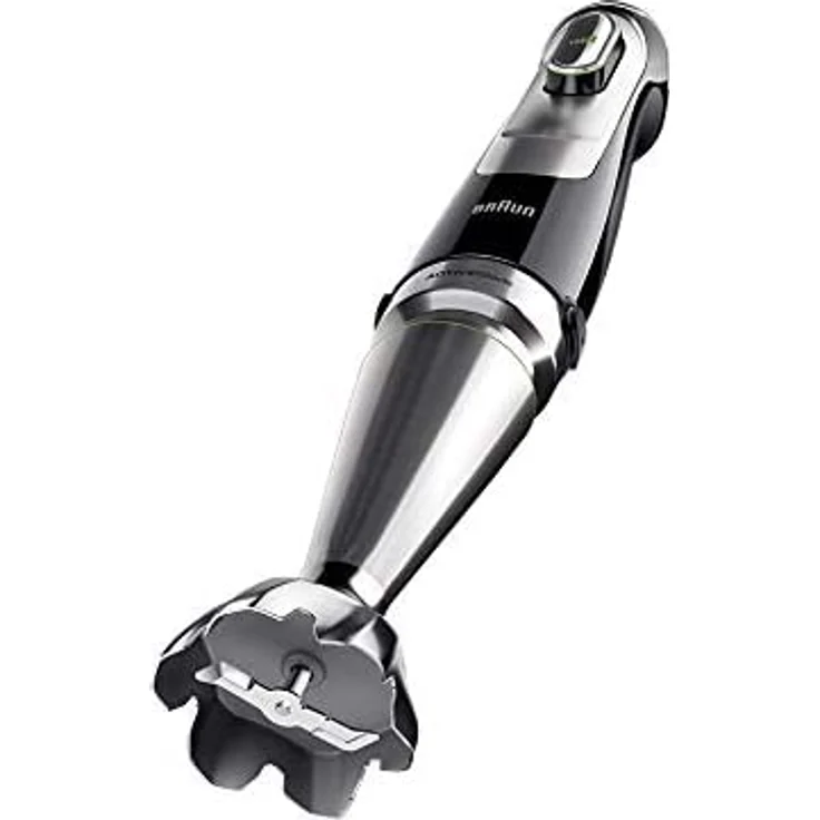 Braun MQ 9138 XI MultiQuick 9, 1200W, 0,5 L, 3 Geschwindigkeitsmodi, inkl,. Zerkleinerer, Kaffee- und Gewürzmühle, Schneebesen, silber, schwarz – Bild 3