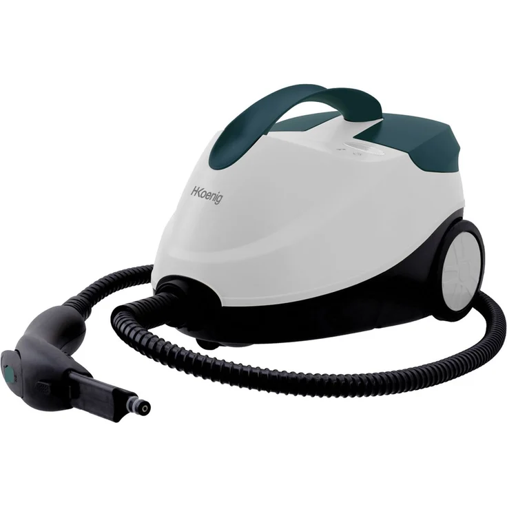 H.koenig NV6400 Dampfreiniger 2000 Watt, 4 bar, Auffheizzeit 8 min, 1,5 Liter Wassertank, umfangreiches Zubehör – Bild 1