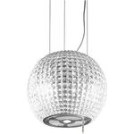 Elica STAR IX/F 47, Motorhaube, Insel, Breite: 46.5 cm, Tiefe: 46.5 cm, Umluft, Edelstahl/Glas