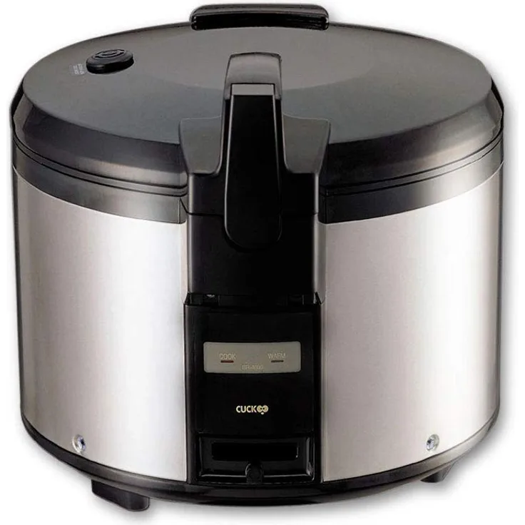 Cuckoo SR-4600 Gastro Reiskocher Edelstahl, Schwarz