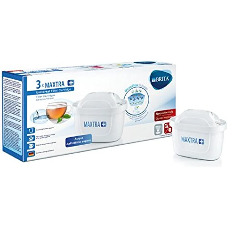 BRITA Filtrationsfilter Maxtra+, Kunststoff, Carbon-Resine 3 Filtri Bianco – Bild 1