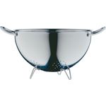 WMF Gourmet Sieb Edelstahl 24 cm, Seiher mit Standfüßen, Nudelsieb, Küchensieb, Cromargan Edelstahl, spülmaschinengeeignet