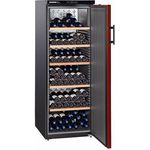 Liebherr WKR 4211-22 Vinothek Weinkühlschrank, freistehend, bordeaux rot, 200 Flaschen, Abtauautomatik, Magic Eye, Breite 60 cm, Energieklasse F