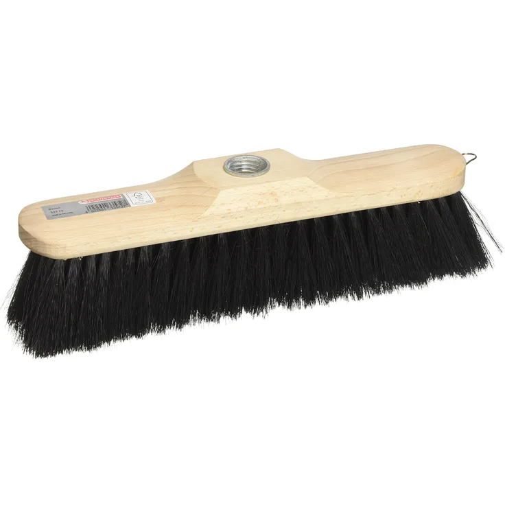Bürstenmann Besen für den Innenbereich mit Holz Körper und Haare Mischung