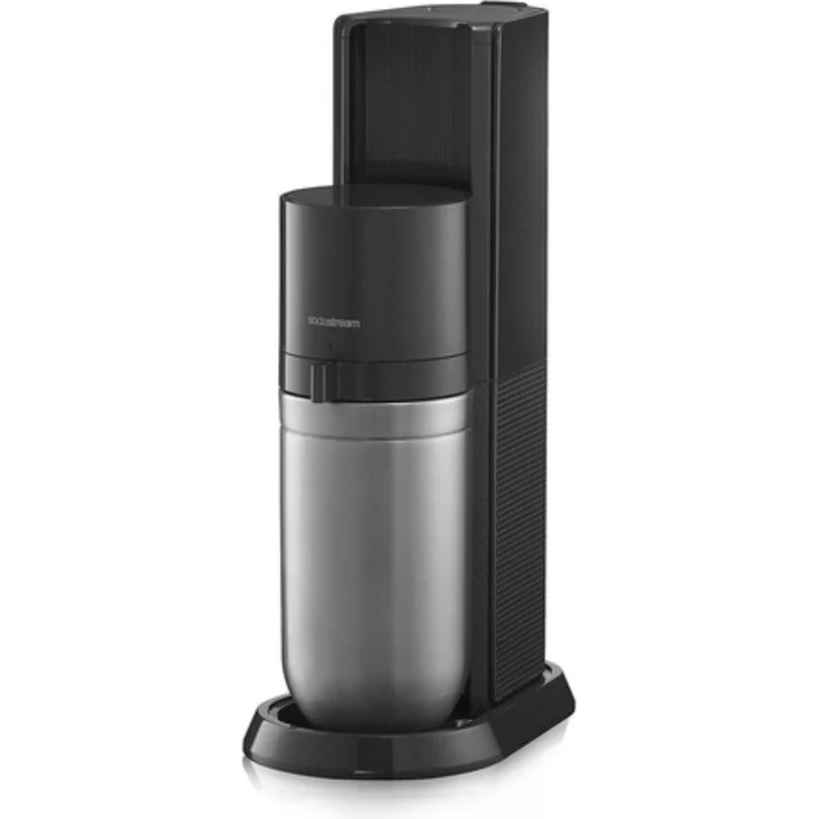 SodaStream Duo Titan Trinkwassersprudler, neues Modell 2021, Quick Connect System, inkl. 1 Liter Glasflasche, 1 Liter PET-Flasche, 1 Kohlensäure-Zylinder, schwarz – Bild 5
