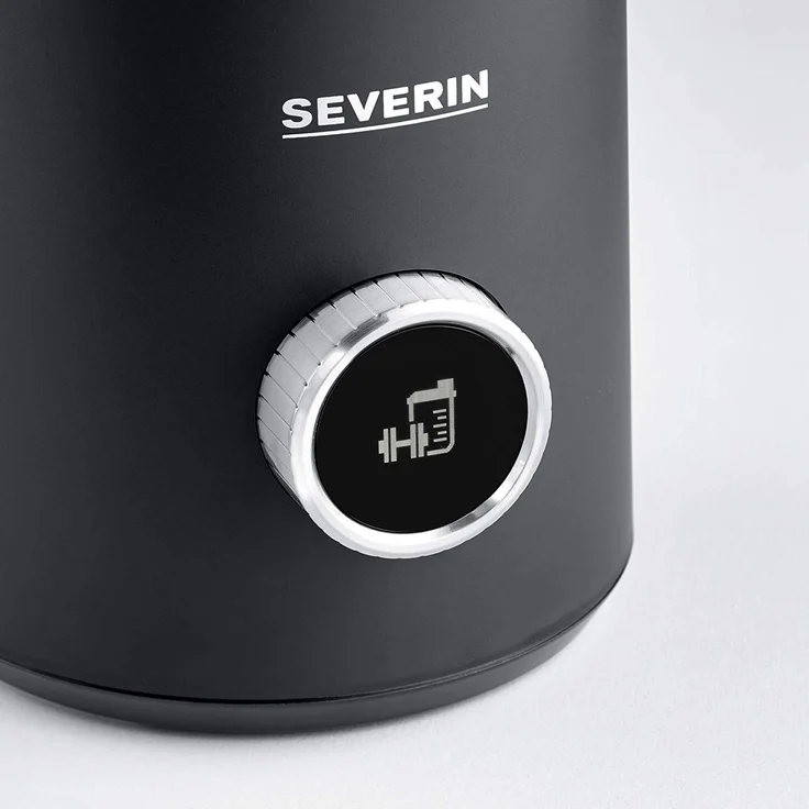 Severin SM 3587 Spuma 700 Plus, Induktions-Milchaufschäumer Spuma 700 Plus, ca. 700 ml, ca. 500 W, innovativer 360°-LED Leuchtring, Dreh-Drück Display, 13 Programme, spülmaschinengeeigneter Milchbehälter – Bild 3