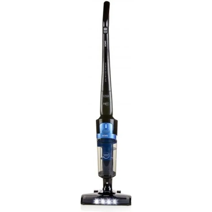 Domo DO221SV Handstaubsauger, 50 min Akkubetrieb, Zyklon-Technologie, schwarz-blau