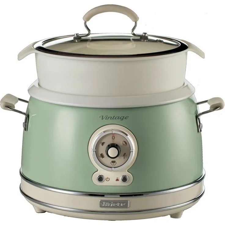 Ariete Küchenmaschine 2904GR, Reiskocher, 5 Funktionen, 650 Watt, 3 Liter Volumen, für 10 Tassen Reis – Bild 1