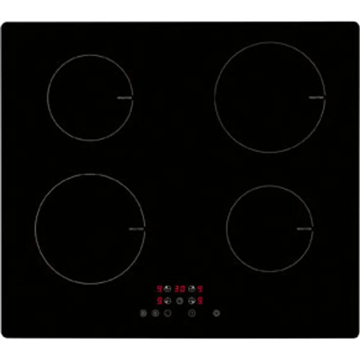 Exquisit EKI 601-2 Elektro-er - Schwarz, Kochfeld
