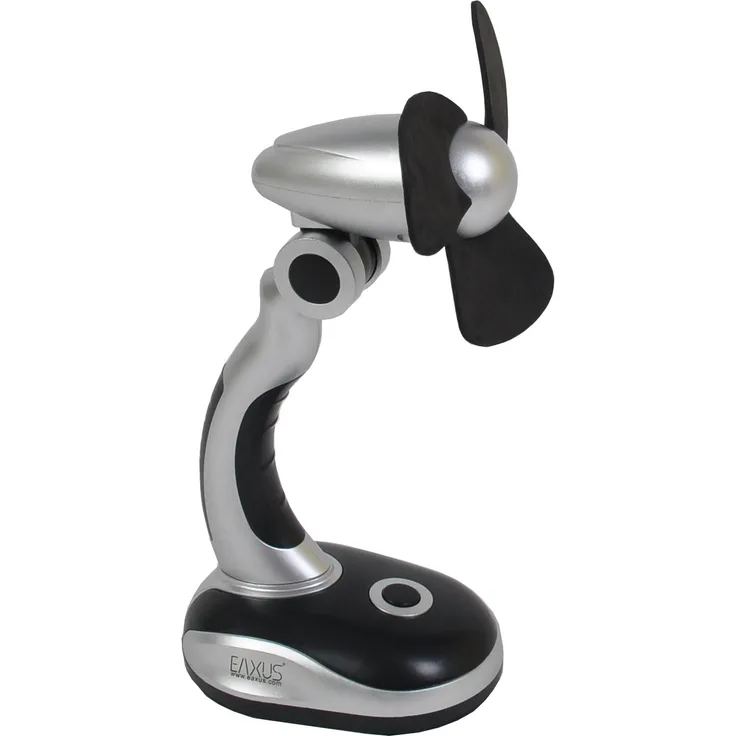 Eaxus Mini-Ventilator Büroventilator Schreibtischventilator Handlüfter Reise Camping