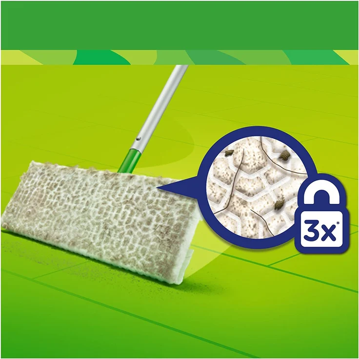 Swiffer Limited Edition Set (1 Bodenwischer und 8 Boden-Staubtücher und 1 Staubmagnet und 1 Tuch) 1er Pack – Bild 5