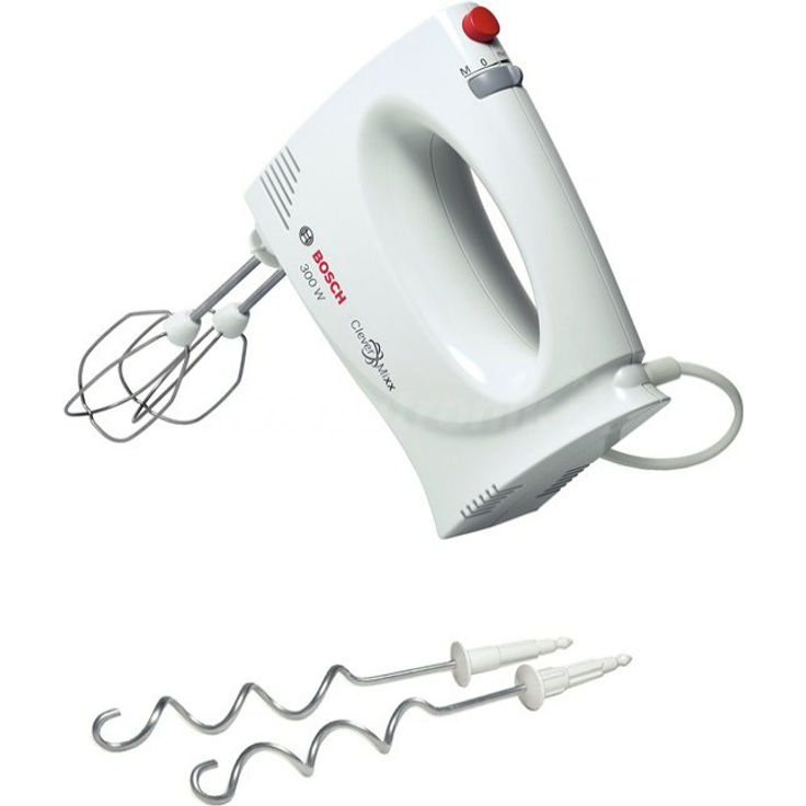 Bosch MFQ3010 Handrührer 300W, 2 Geschwindigkeitsstufen, weiß – Bild 2