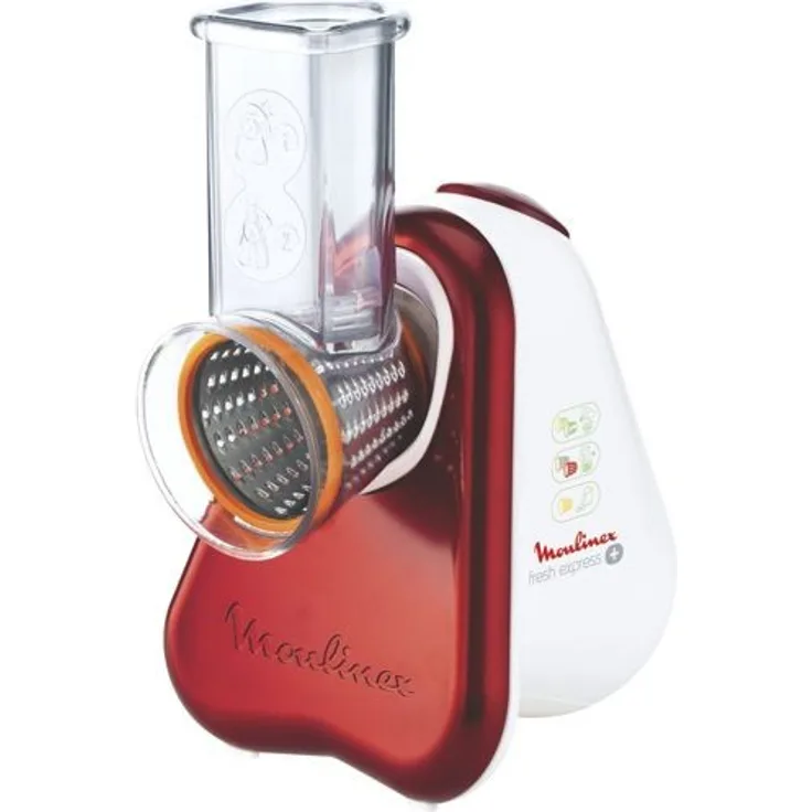 Moulinex DJ756G15 Fresh Express Plus Elektrisches Schnitzelwerk Zerkleinerer, 200 Watt