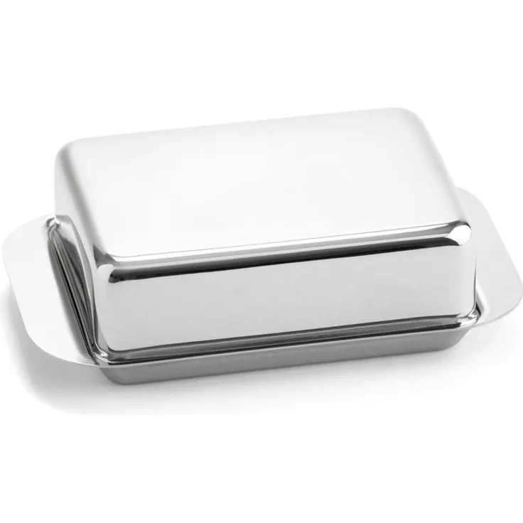 Edelstahl Butterdose Butterglocke Butterbehälter Butterschale Kühlschrank