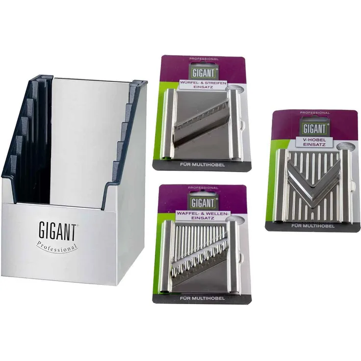 Gigant Multi Box für 4-fach Gemüsehobel mit gleich 3 Einsätzen