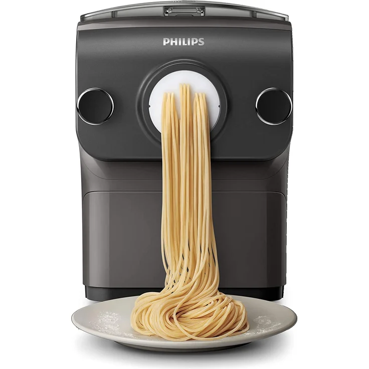 Philips HR2382-15 Pastamaker 200 W, vollautomatische Pastamaschine, mit Wiegefunktion und 8 Formscheiben, kaschmirgrau, Serie: Avance Collection – Bild 3