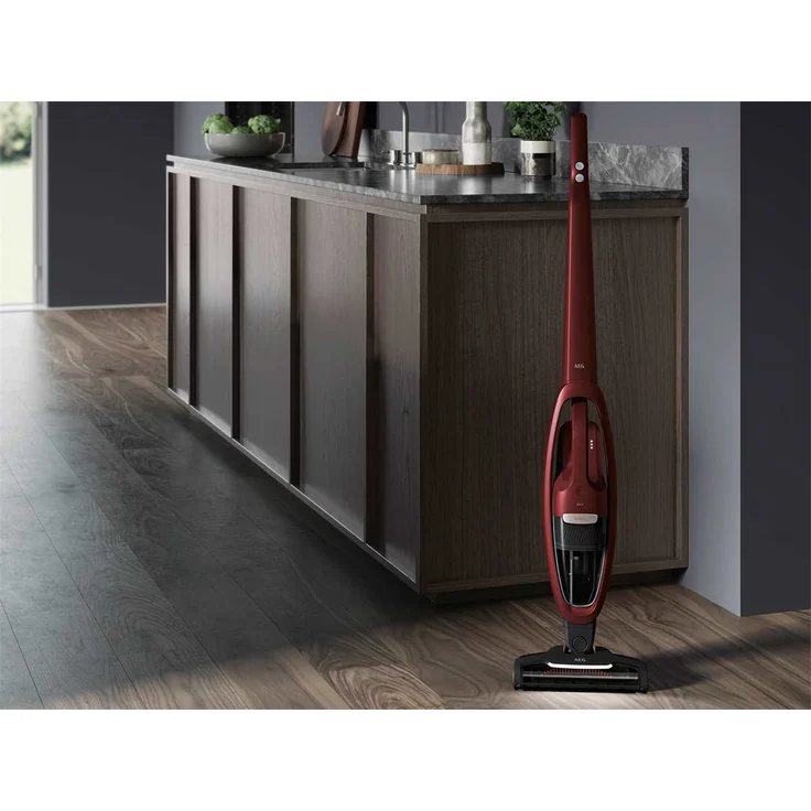 AEG QX7-ANIM Handstaubsauger, 50 min Akkubetrieb, Bürstenreinigungsfunktion, freistehend, Chili Red Metallic – Bild 3