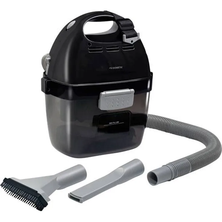 DOMETIC PowerVac PV 100 Staubsauger für unterwegs, Nass-Trockensauger mit 12-V-Akku für Camping und Auto