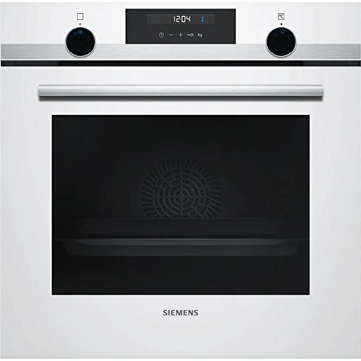 Siemens HB517ABW0, Backofen, A, Einbau, Breite 60 cm, Netzbetrieb, Volumen 71 l, Timer, beleuchtete Drehknebel, weiß – Bild 1