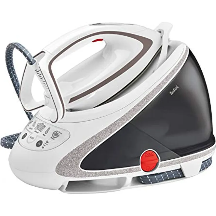 Tefal GV9567 Pro Express Ultimate Dampfbügelstation | 7,7 Bar | 155 g-Min. kontinuierlicher Dampf | 500 g-Min. Extra-Dampfstoß | weiß