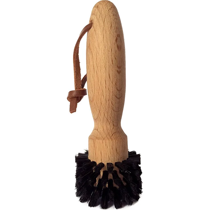 Steckdosenbürste Holz BOSCO für Steckdosen Typ C, F und K, Länge 110 mm, Rotbuche