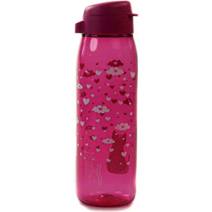 Tupperware To Go Elegance 750ml pink Love Trinkflasche