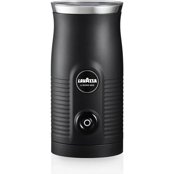 LAVAZZA a Modo Mio MilkEasy Milchaufschäumer 18200090 ( kaltes und warmes Aufschäumen, 460 Watt), Schwarz