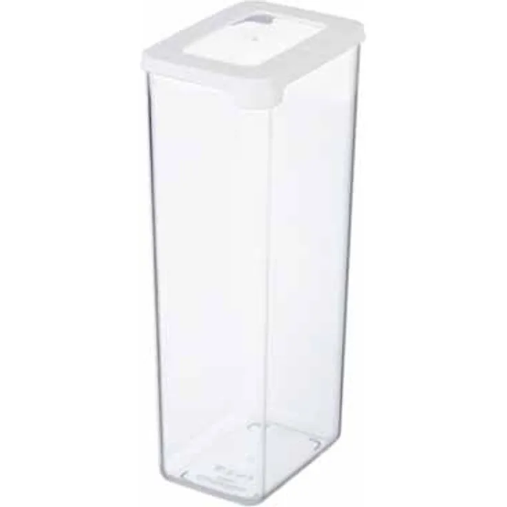 GastroMax Trockenvorratsdose 2,25 Liter transparent weiß Dose 