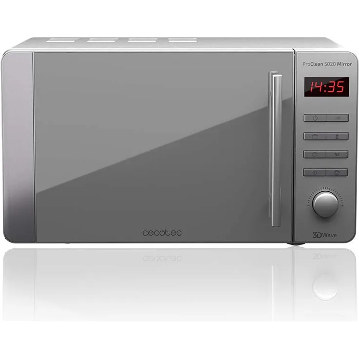 Cecotec 1532 Mikrowelle, Standgerät, 20 Liter Garraum, 700 Watt, silber