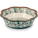 H&H Grace Auflaufform Stoneware, Smaragdgrün 26 cm