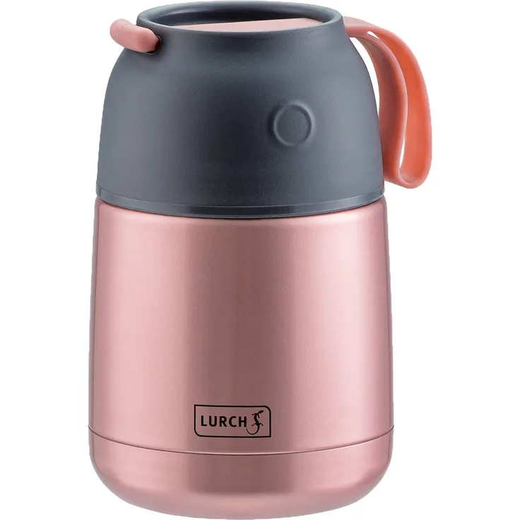 Lurch 240931 Thermo-Speisebehälter aus doppelwandigem Edelstahl mit großer Öffnung, 480ml, 450 milliliters