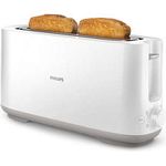 Philips HD2590-00 Gitter Broten Daily weiß, 1 Schlitz Extra lange, Knopf Warmhalterost