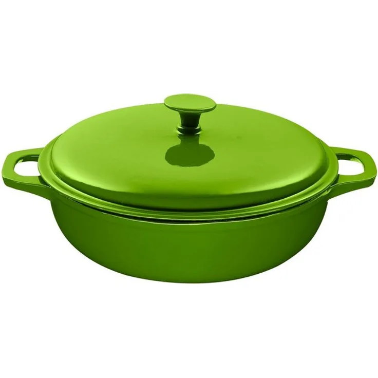 KING Bräter, Eisenguss, le, (1-tlg), Ø 30 cm, mehrschichtige lierung, Induktion