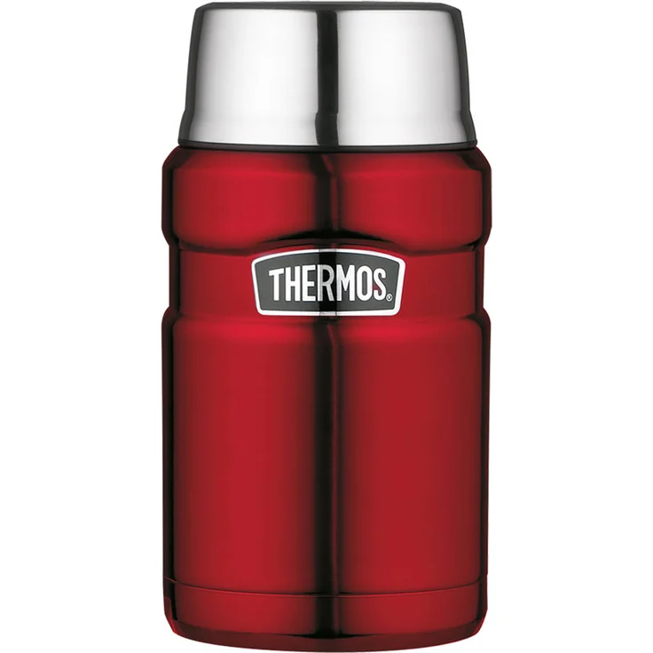 THERMOS Stainless King Speisegefäß, Edelstahl, Cranberry, 0,71 Liter – Bild 1