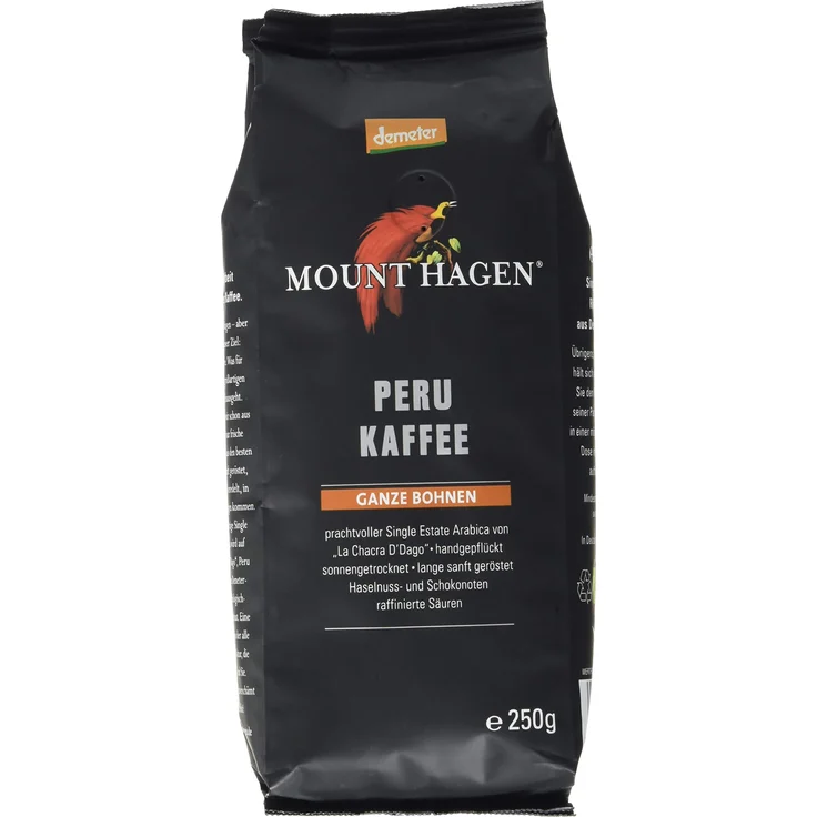 Mounthagen Röstkaffee Peru ganze Bohne (1 x 250 g) – Bild 1