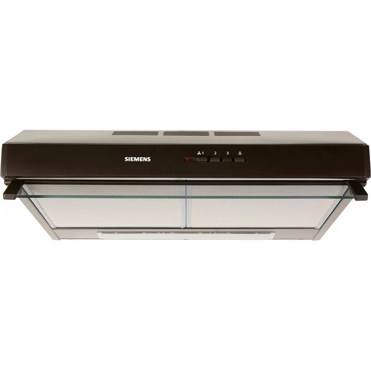 Siemens iQ100 LU63LCC40, Motorhaube, Standard, Breite: 60 cm, Tiefe: 48.2 cm, Absaugung und Rückführung (mit zusätzlichem Rückführungsset), braun – Bild 3