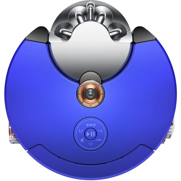 Dyson 360 Heurist Saugroboter, 75 min Akkubetrieb, App-Steuerung, Zyklon-Technologie, 288218-01, Nickel Blau