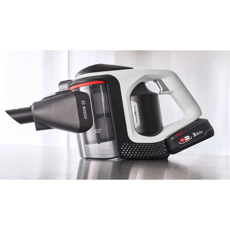 Bosch BKS8214W Unlimited Gen2 Serie 8 Handstaubsauger, 45 min Akkubetrieb, Akkuwechsel-Option, 3 Saugmodi – Bild 2