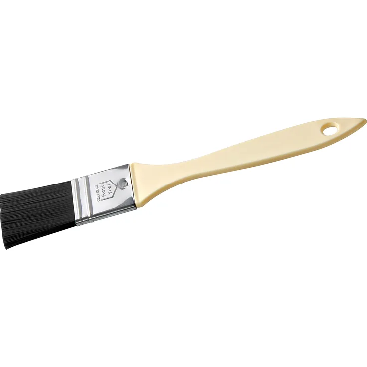 Zenker Teflon-Backpinsel 21 cm PATISSERIE, Pinsel zum Kochen und Backen, Ideal zum Einfetten und Glasieren, (Farbe: Schwarz-Silber-Creme), Menge: 1 Stück