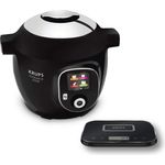 Krups CZ8568 Cook4Me+ Grameez Multikocher inkl. vernetzte Küchenwaage, 1600 Watt, 6 Kochstufen, Fassungsvermögen: 6 Liter, kompatibel mit der Cook4Me App schwarz, grau