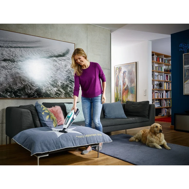 Leifheit Regulus PowerVac Akku Handstaubsauger 2in1, 40 min Akkubetrieb, Zyklon-Technologie, Akkuwechsel-Option, abklappbarer Griff – Bild 6
