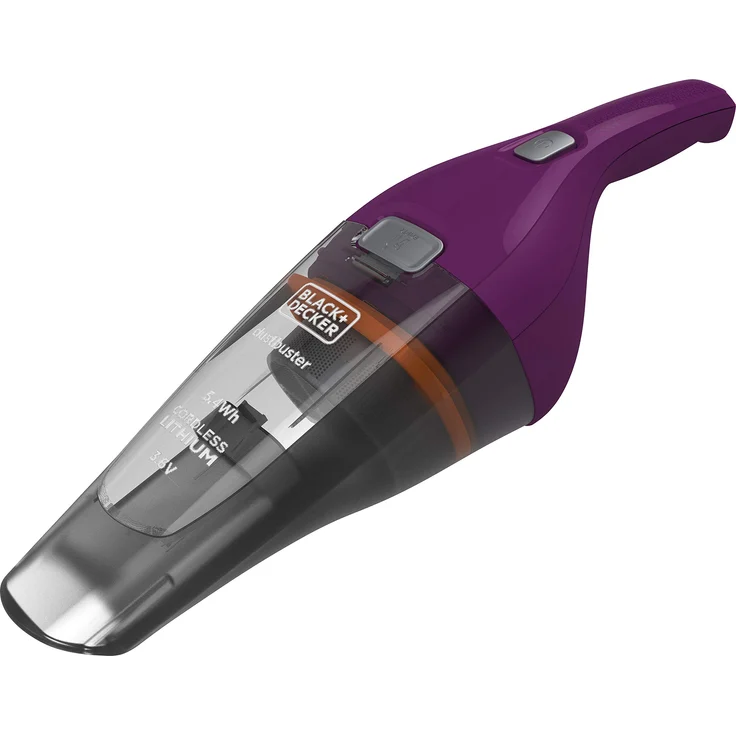 Black + Decker Akku-Handstaubsauger Dustbuster (3.6V Lithium, Handsauger beutellos + kabellos, breite Saugöffnung, Abnehmbarer Staubfangbehälter, inkl. Ladestation mit Wandhalterung) NVC115W – Bild 1