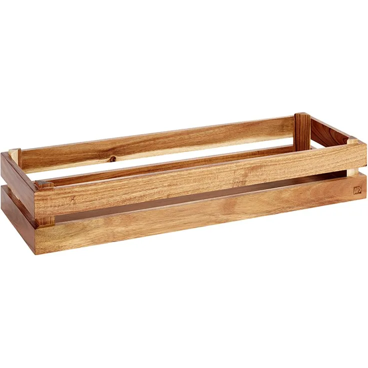 APS Holzbox -SUPERBOX- aus Akazienholz, 55,5 x 18,5 cm, Höhe: 10,5 cm